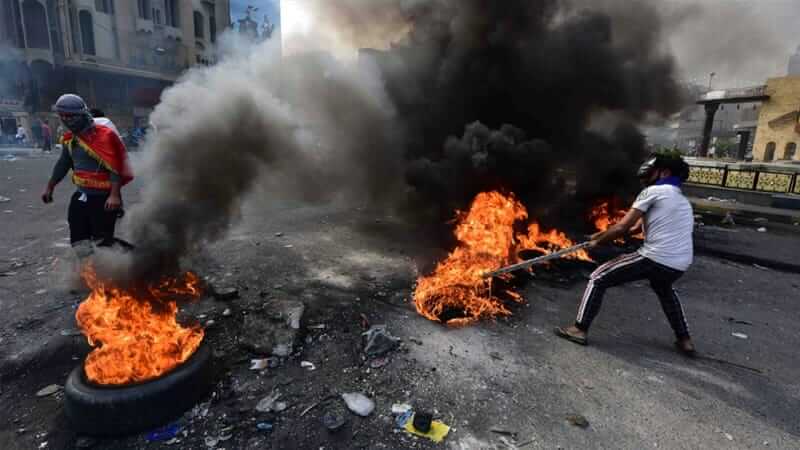 Outrage-as-protesters-in-Iraq-attack-Iran-consulate